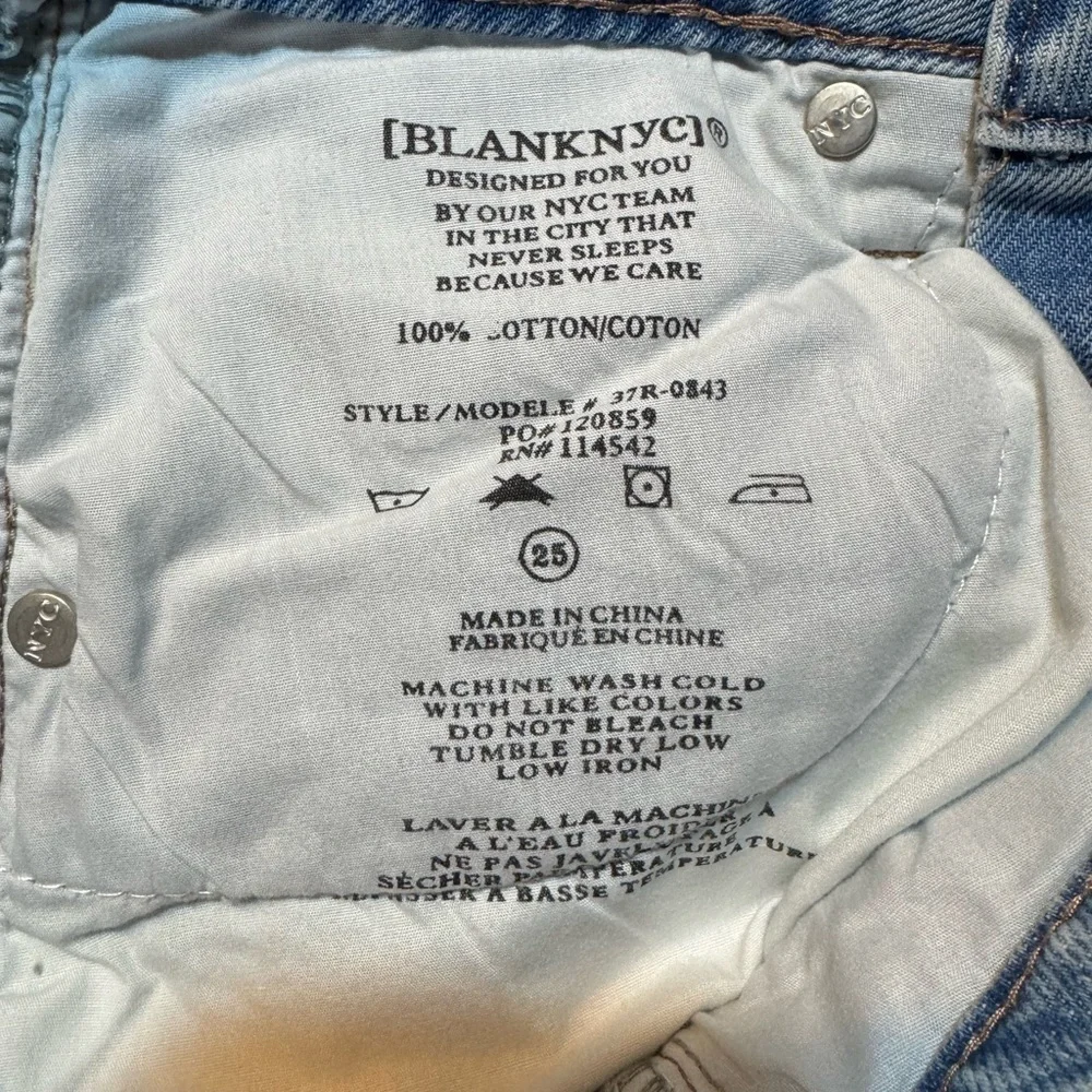 Blank NYC Denim Maxi Skirt Size 25